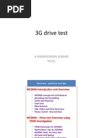 3g Drive Test Learning