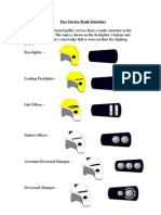 Fire Service Rank Structure