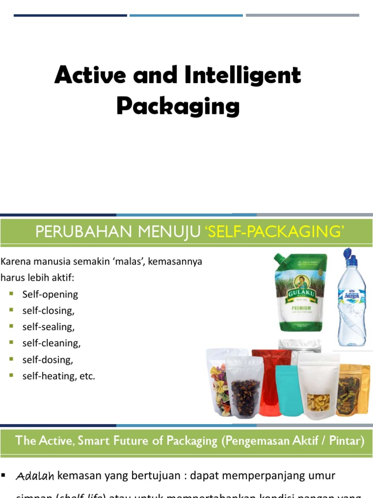 Active and Intelligent Packaging | PDF | Sains & Matematika