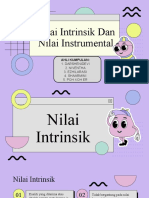 Nilai Intrinsik Dan Nilai Instrumental