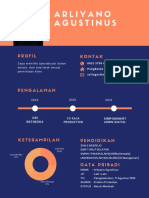 Oranye Biru Sederhana Infografik Resume