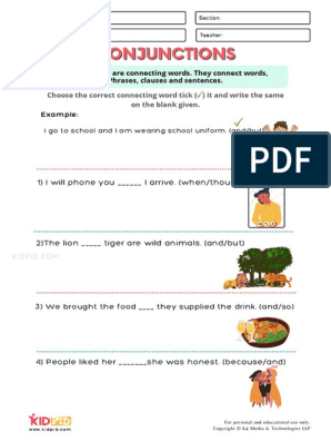 Past Tense of Regular Verbs Printable Worksheets for Grade 2 - Kidpid