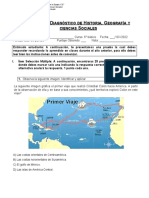 Prueba de Diagnóstico de Historia, Geografía y Ciencias Sociales - 6° - Básico