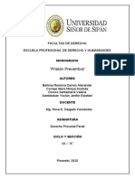 Aspectos generales de la prisión preventiva