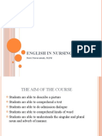 English in Nursing 1: Novi Noverawati, M.PD