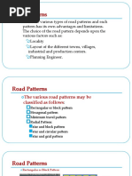 Types of Road Patterns Explained | PDF | Road | Land Transport