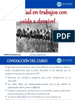 Seguridad en trabajos con riesgo de caída