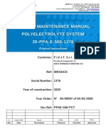 Use and Maintenance Manual PPA E-500 1V Matr. 1378 (3694)