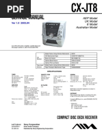 Service Manual: CX-JT8