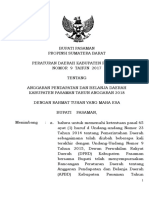 PERDA NO 9 TAHUN 2017 ttg Anggaran Pendapatan dan Belanja Daerah Kabupaten Pasaman Tahun Anggaran 2018