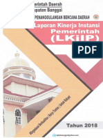 LKjIP BPBD Kabupaten Banggai Tahun 2018