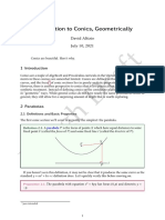 DR Aft: Introduction To Conics, Geometrically