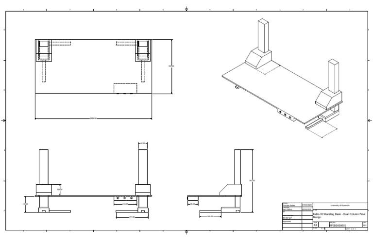 RFSD Drawing Dual Column Concept | PDF