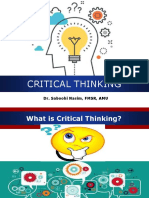 Critical Thinking-Session-I
