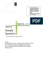 Nata Sample Paper