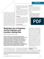 Medication Use in Pregnancy and The Pregnancy and Lactation Labeling Rule
