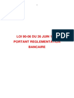 Loi de 1990 Sur La Reglementation Bancaire