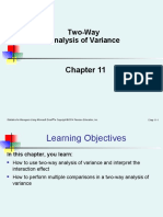 Two-Way Analysis of Variance: Statistics For Managers Using Microsoft Excel