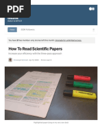 How To Read Scientific Papers. Increase Your Efficiency With The - by Christoph Schmidl - Towards Data Science