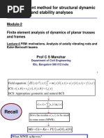 Finite Element Method For Structural Dynamic and Stability Analyses