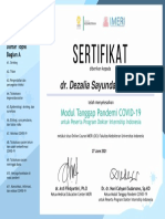 MTPC I2 21 e Certificate