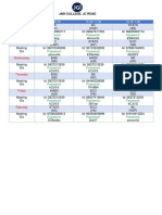 Jain College JC Road New Time Table