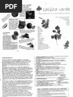 Recetario Salsita Verde (Vegan) (I Mitad) | PDF