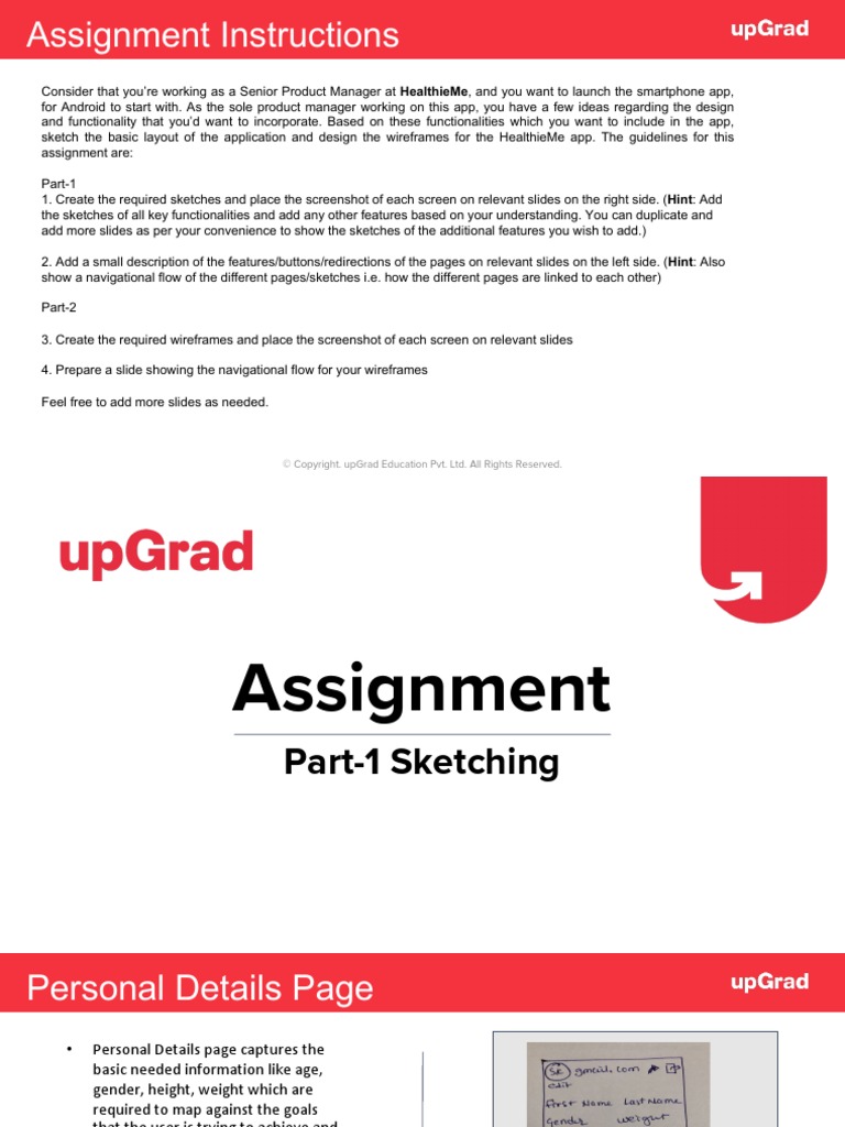 Sketching+and+Wireframing+Assignment Template | PDF | Mobile App ...