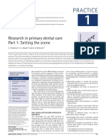 Research in Primary Dental Care 1 PDF