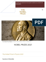 All Nobel Prizes 2021 - NobelPrize