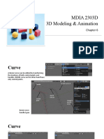 MDIA 2303D Chapter 6 Covers Bezier and NURBS Curves