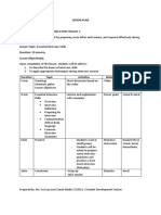 LESSON PLAN - Sample