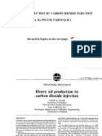 Heavy Oil Production by CO2 Injection