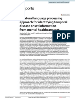 A Natural Language Processing Approach For Identifying Temporal Disease Onset Information From Mental Healthcare Text