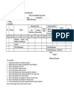 d. Format Buku Kas Pembantu Kegiatan