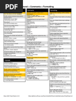 General + Comments + Formatting: Clean ABAP