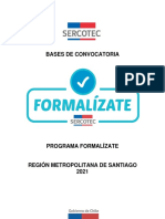 Bases FORMALIZATE Metropolitana 2021 VB - 2