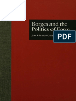 Gonzalez. Lose Eduardo. Borges and Politics of Form