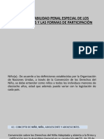 4.1, 4.2 Resp. Penal Especial, Niño Adolecente, Menor Infractor