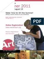 Summer 2011 Course Brochure