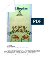 C. I. Bogdan - Poduri suspendate 0.8 ˙{Literatură}