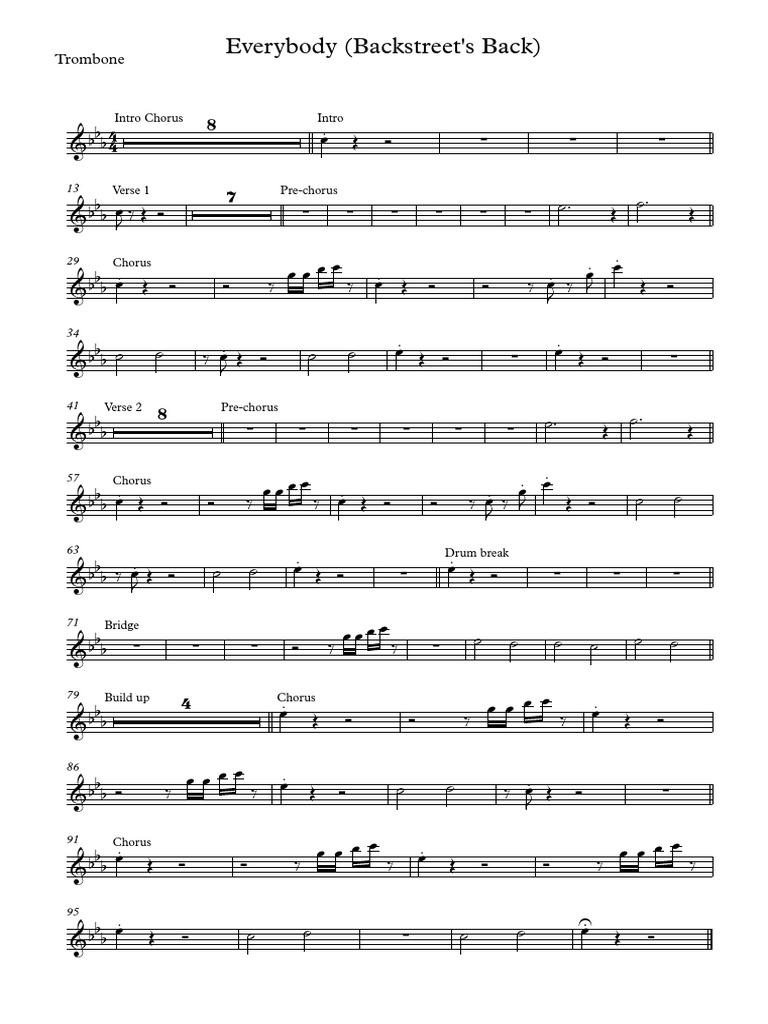 Everybody | PDF | Song Structure | Performing Arts