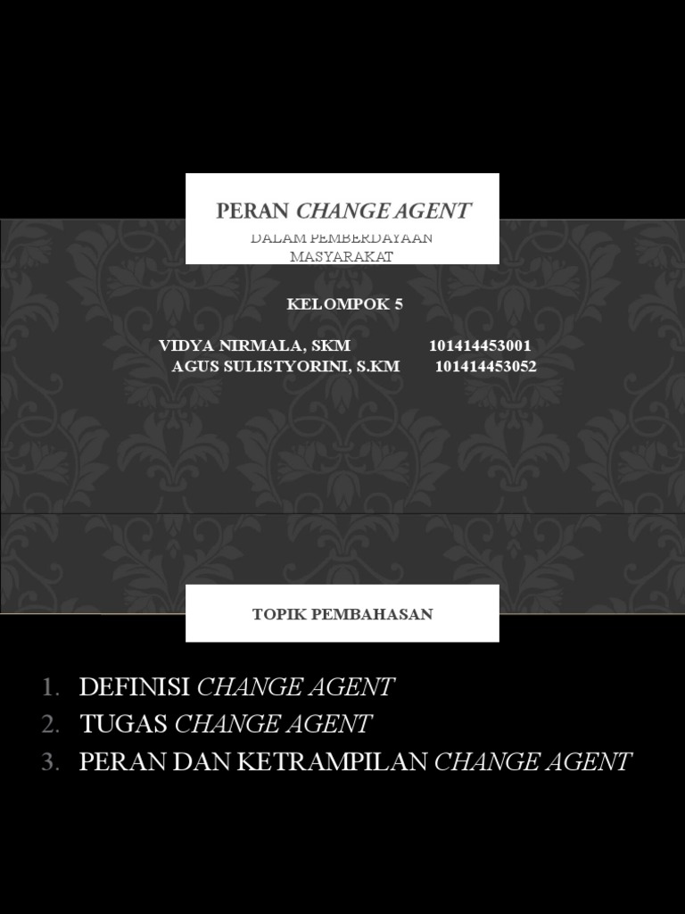 Change Agent Other Terms