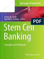 Stem Cell Banking: Concepts and Protocols