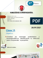 Clase 19 - Publicidad y Propaganda