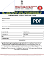 Pune DSO District Indapur Individual Entry Form 2021
