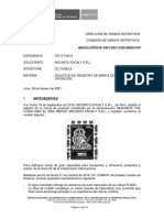 Comisión de Signos Distintivos RESOLUCIÓN #0421-2021/CSD-INDECOPI