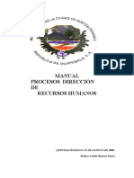 Manual Procesos Dirección de Recursos Humanos