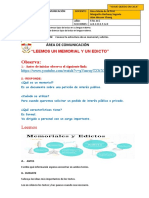 Ficha N 7 - Leemos Un Memorial y Un Edicto