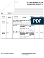 Planificacion EDUC. FISICA 3er Año 2do Corte